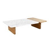 Duo Large Marble Coffee Table by Natadora
